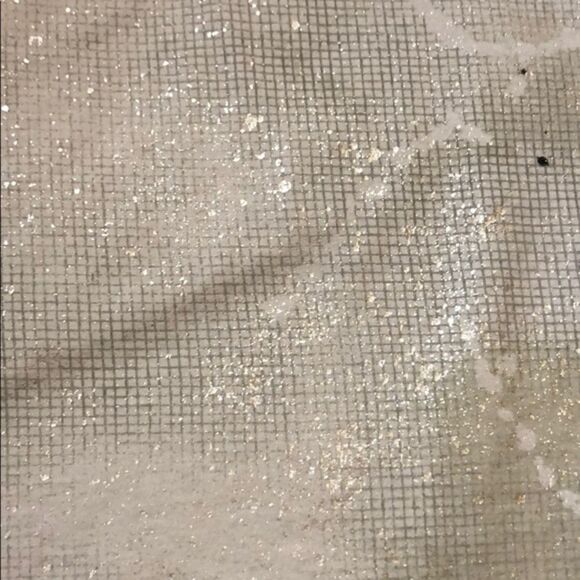 Silver Sparkle Calvin Klein Top Size Small - Picture 3 of 8